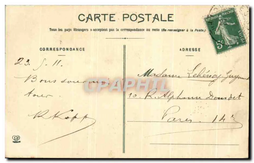 Lourdes - As Rampas e a Basílica — Fototipia L'Arbuche, Toulouse, n° 822 - Verso