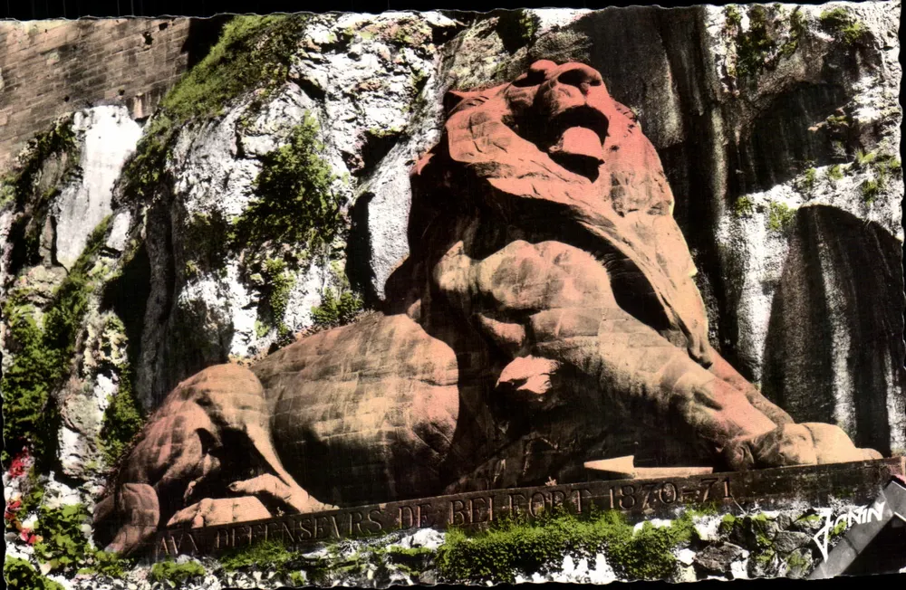 O Leão de Belfort — Monument aos Defensores de Belfort 1870-71 — Edições JANNI - MAICHE - Frente