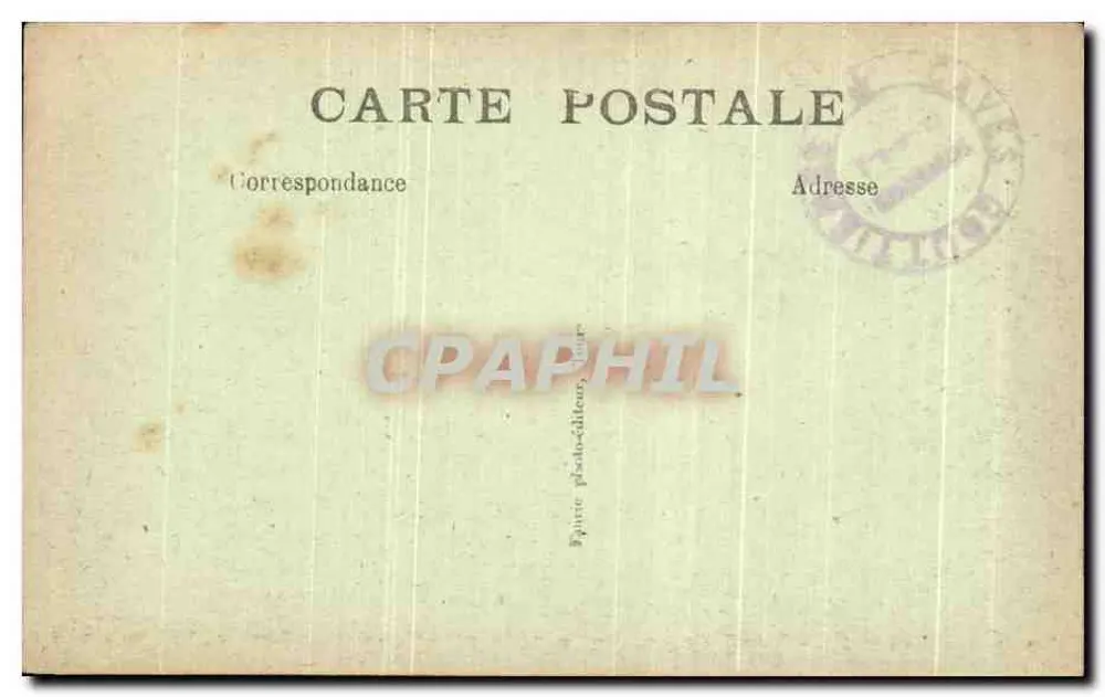 Grottes de Savonnières (L.-et-L.) — Die Große Höhle — Verlag: Paris photo-éditeur, Paris - Rückseite