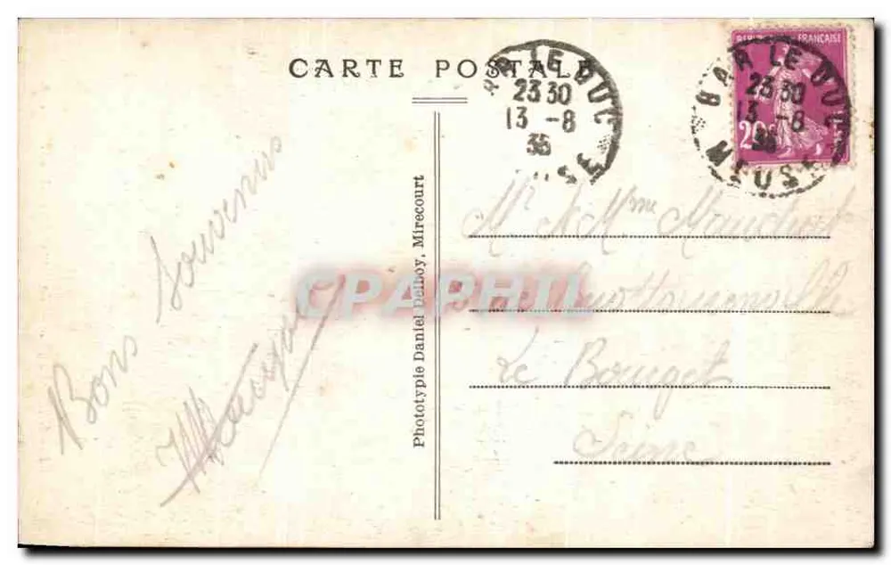 BAR-le-DUC — A Porta do Castelo — D. D. - Verso