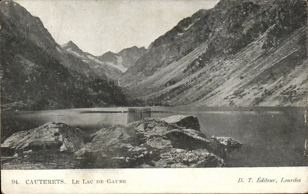 Cauterets — O Lago de Gaube — D. T. Éditeur, Lourdes - Frente