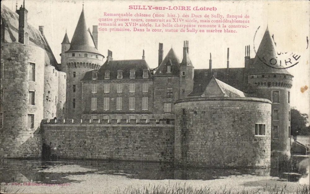 SULLY-sur-LOIRE (Loiret) — Schloss der Herzöge von Sully — Verlag Ruel, Châtillon-Congy (Loiret), Nr. 3 - Vorderseite
