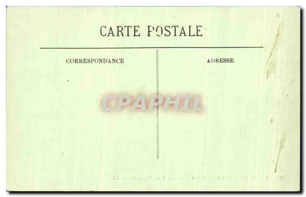 Forêt de Fontainebleau — Die Drei Mausoleen — LL. n°235 - Rückseite