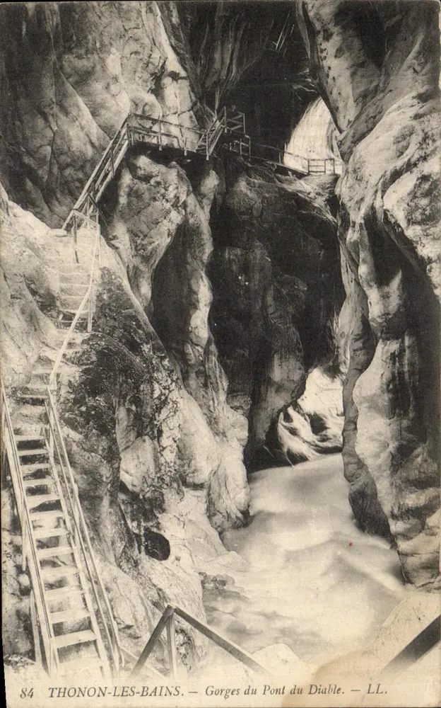 Thonon-les-Bains — Gorges do Pont du Diable — LL. — N° 84 - Frente