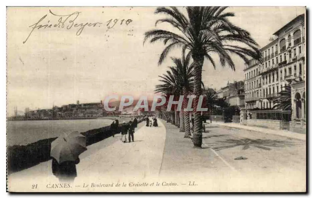 CANNES — Der Boulevard de la Croisette und das Casino — LL. — n°21 - Vorderseite