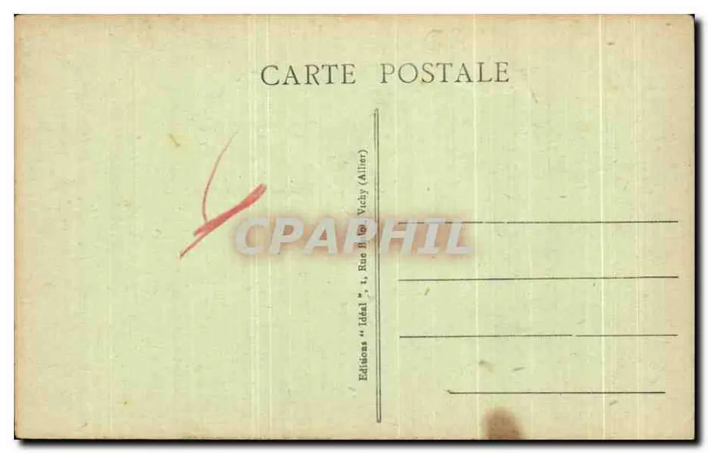 Le Puy de Dôme - Le Sommet — pittoreskes Auvergne — Éditions 'Idéal' Vichy - Rückseite
