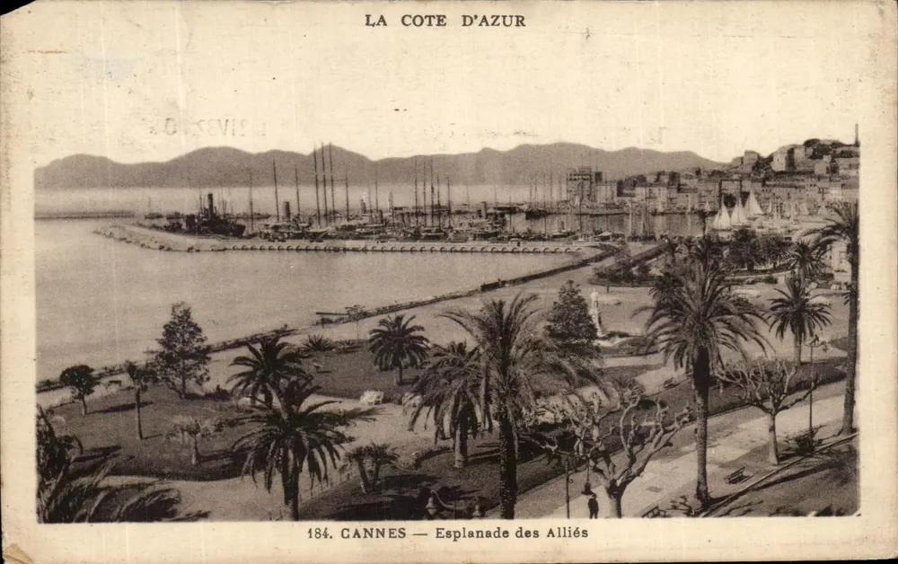 Cannes — Esplanade des Alliés — éditeur Dessevis, n° 184 - Frente
