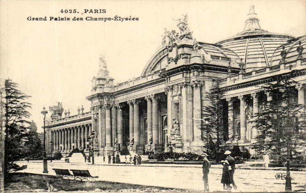 Grande Palazzo dei Campi Elyseei — Parigi — editore B.D. - Recto