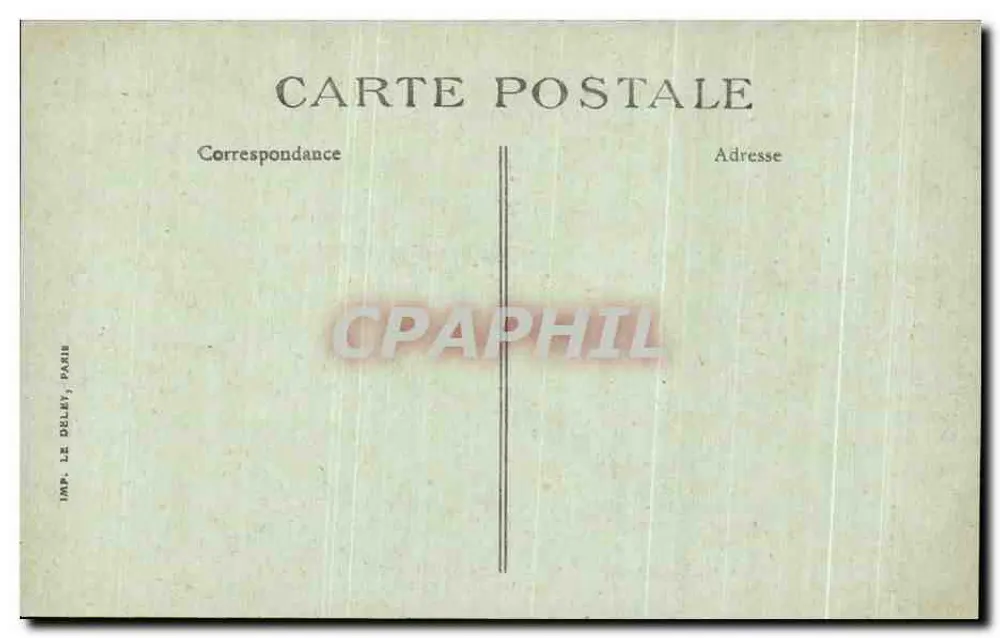 Interior do Panteão — Paris — editor Le Déley, n° 4278 - Verso