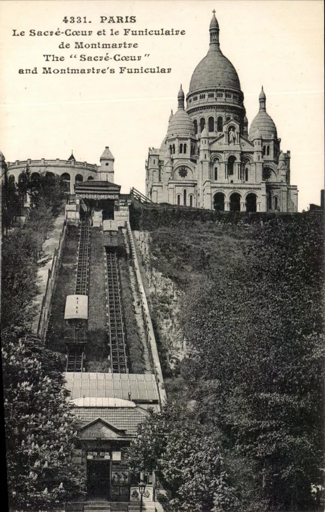 Paris — Der Sacré-Cœur und der Montmartre-Funicular — Imprimé Illustré, n°4331 - Vorderseite