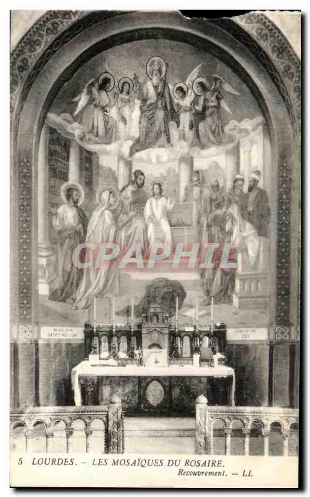 Lourdes — Die Mosaiken des Rosenkranzes — LL - Vorderseite