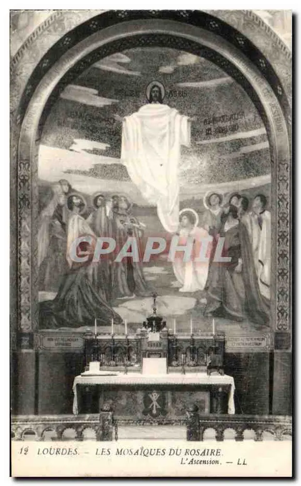 Lourdes — Die Mosaiken des Rosenkranzes. Die Auferstehung — LL - Vorderseite
