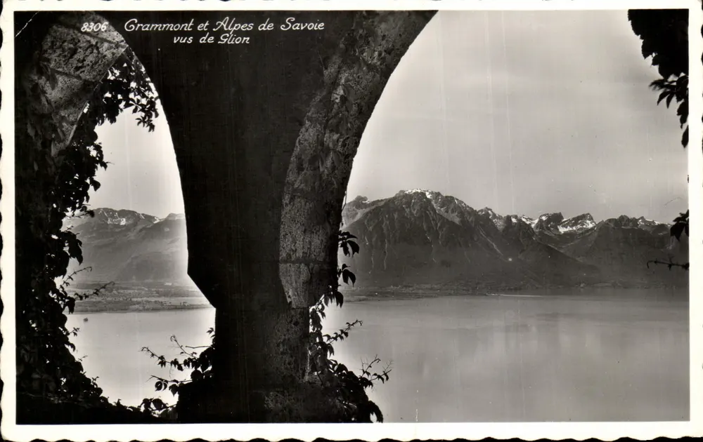 Grammont und Alpen der Savoyen von Sliion gesehen — 8306 — Edition Ph. Ferrochet, Lausanne - Vorderseite