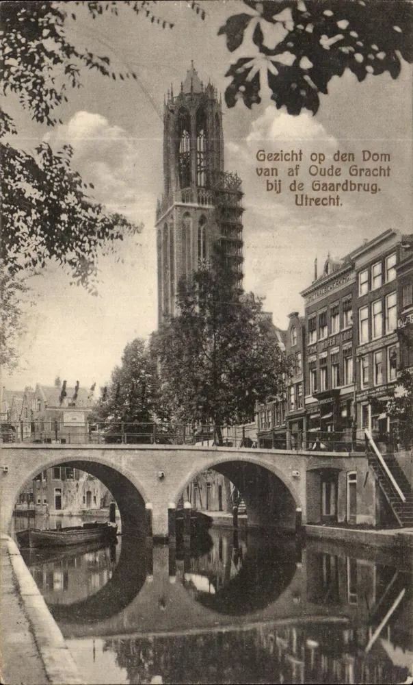 Ansicht des Dom van de Oude Gracht in Utrecht — Edition Grand Franschak, Nr. 55 - Vorderseite