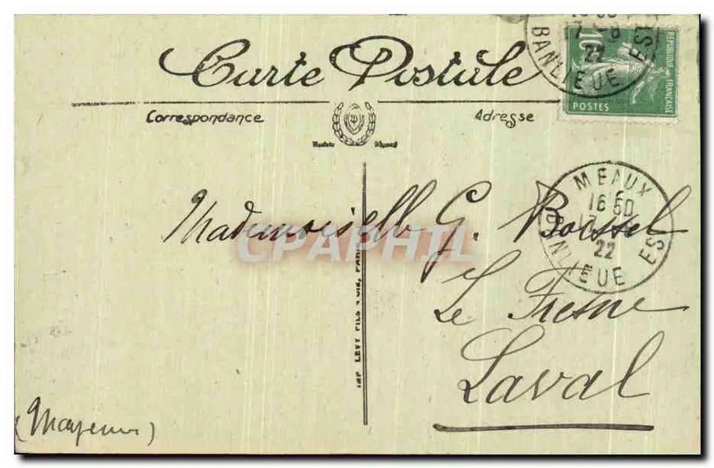 Meaux — A Catedral — LL. n°5 - Verso