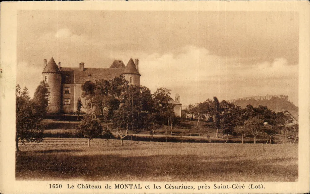 Schloss Montal und die Césarines, nahe Saint-Céré (Lot) — 1650 — Verlag: Librairie de St-Céré - Vorderseite