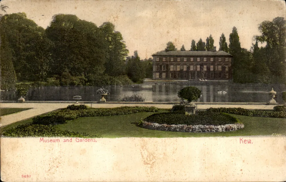 Museu e Jardins — Kew — editor desconhecido, n° 3480 - Frente