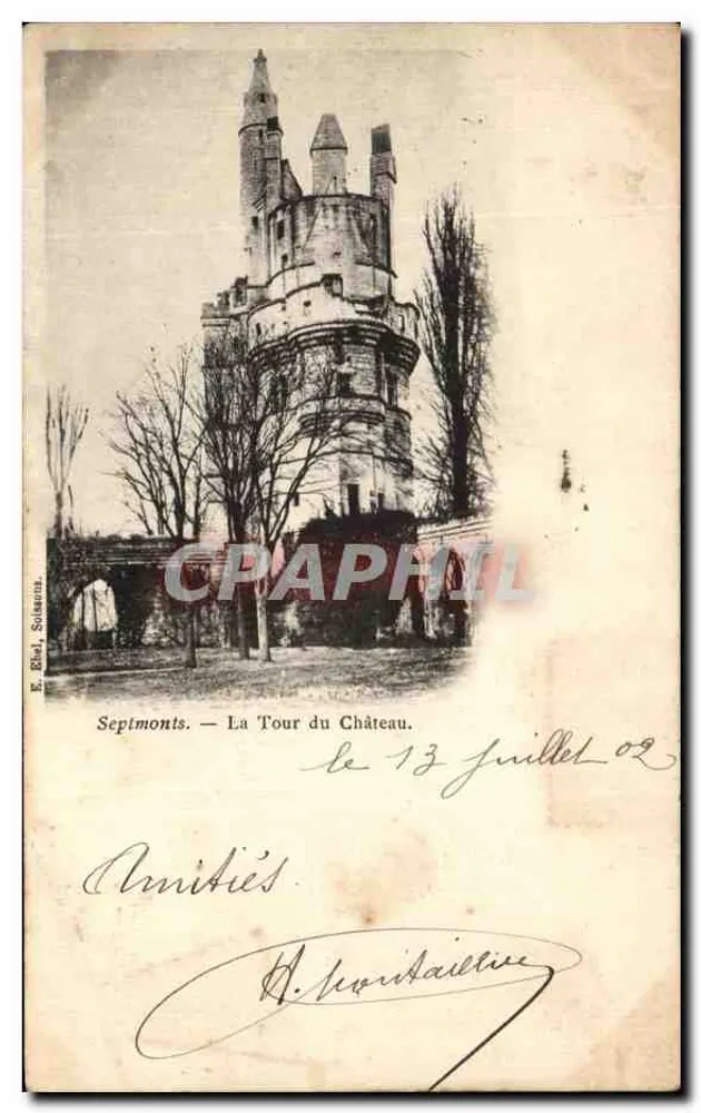 Septmonts — Torre do Castelo — E. Rhel, Solaire - Frente