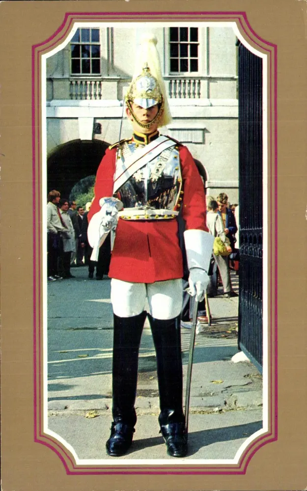 Bewaker van de Life Guards in Whitehall — RMT BWI, nr. 527 - Voorkant