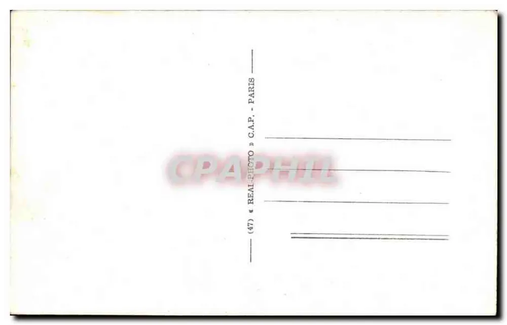 Nice — A Promenade dos Ingleses — editor C.A.P. Paris, n°496 - Verso