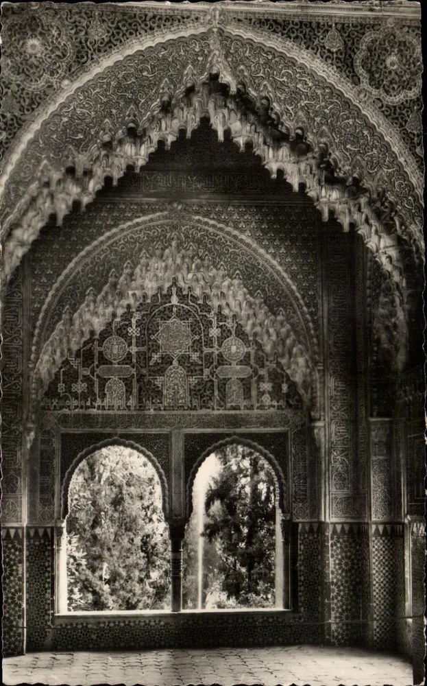 Alhambra — Balcón de Lindaraja — Verlag: Heliotípia Española, Madrid - Vorderseite