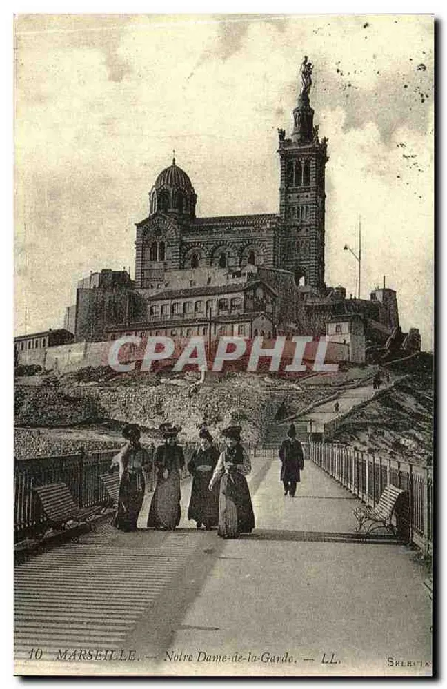 Marselha — Notre-Dame-de-la-Garde — LL. Sklr.7a - Frente