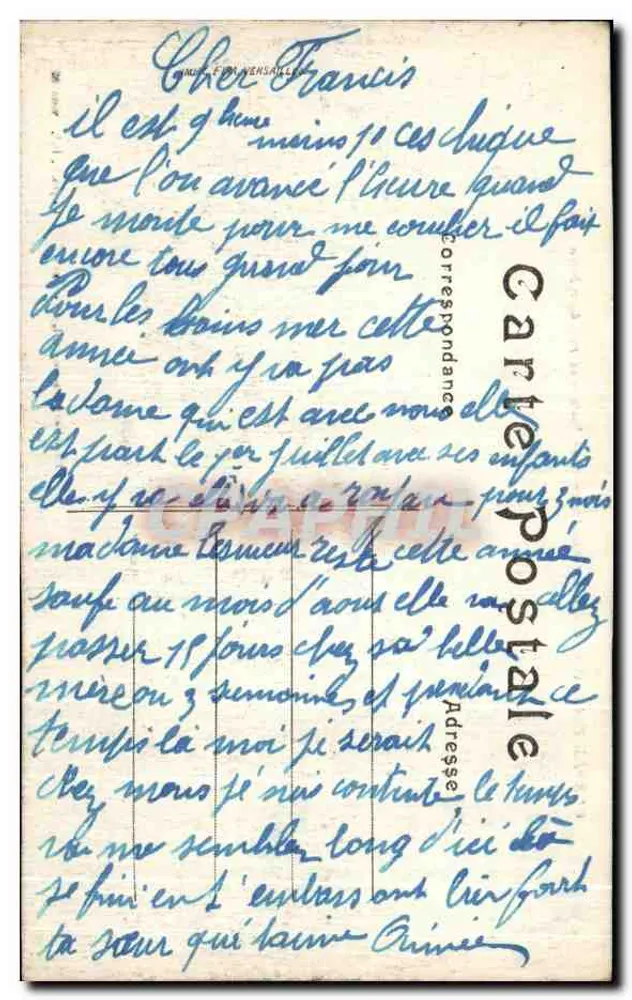Clermont-en-Argonne — Ruinen und Straße Gambetta — Hambert phot. — n° 69 - Rückseite