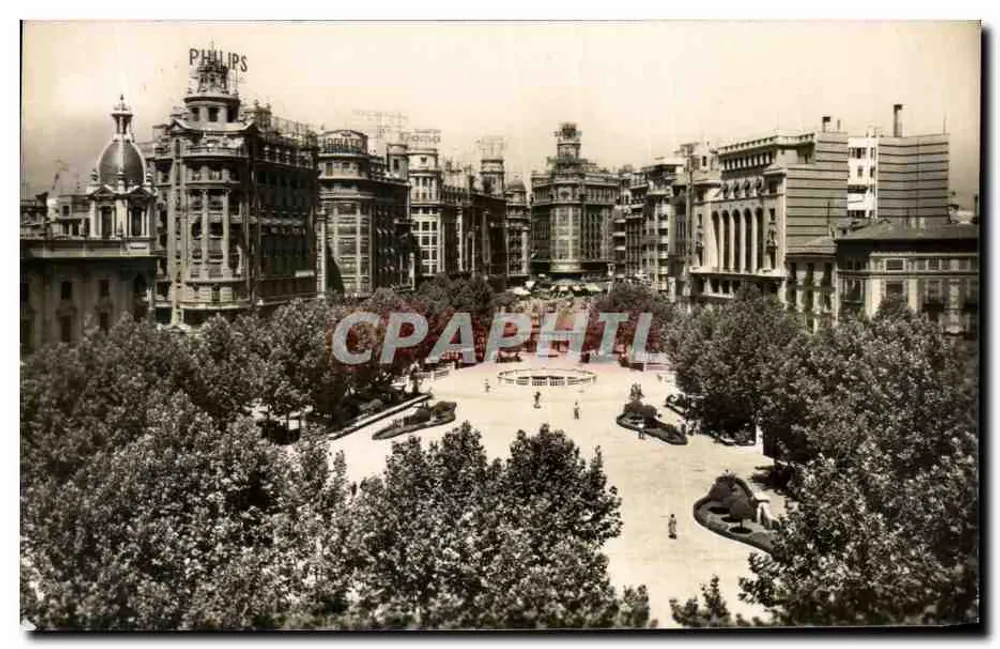 Plac Caudillo — Walencja — N°6 — nieznany wydawca - Awers