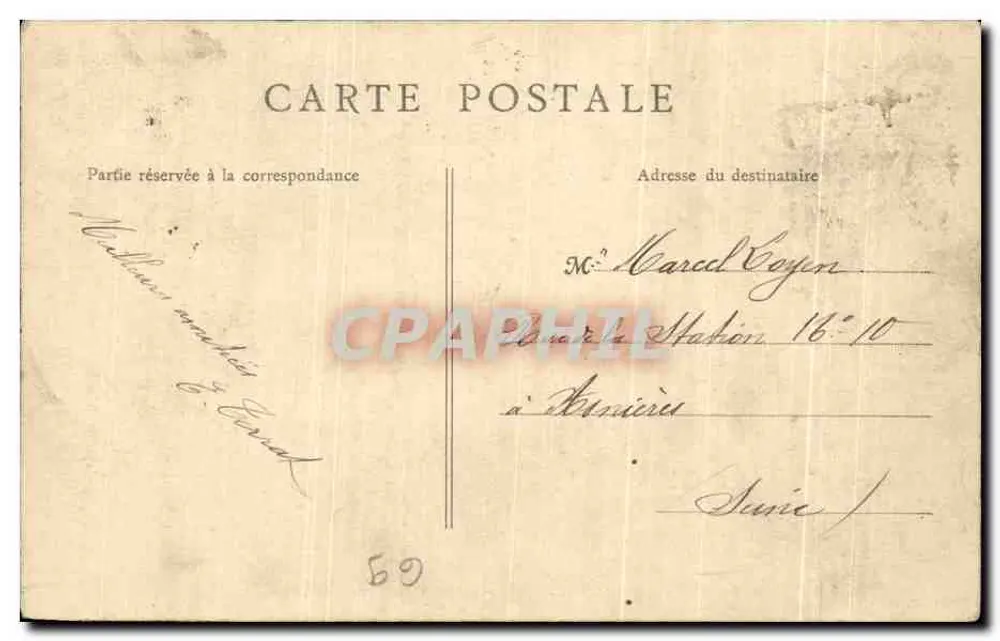 Lyon – Palacio de la Bolsa – Escalera de los Prudhommes – B.F. Paris n°234 - Reverso