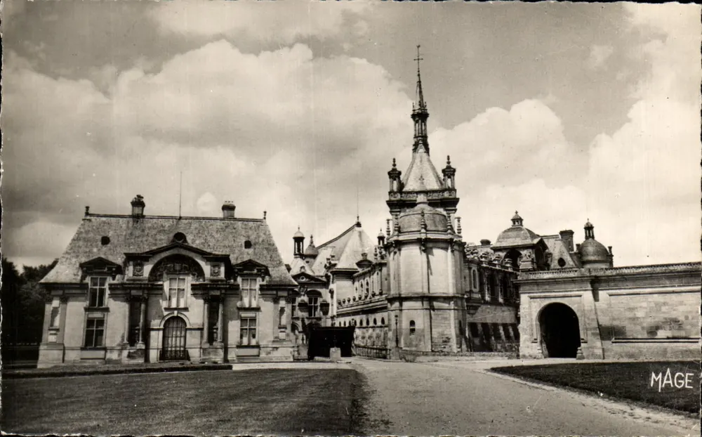 Chantilly (Oise) — O Castelo fachada Sudeste — Edição MAGE, n°134 - Frente