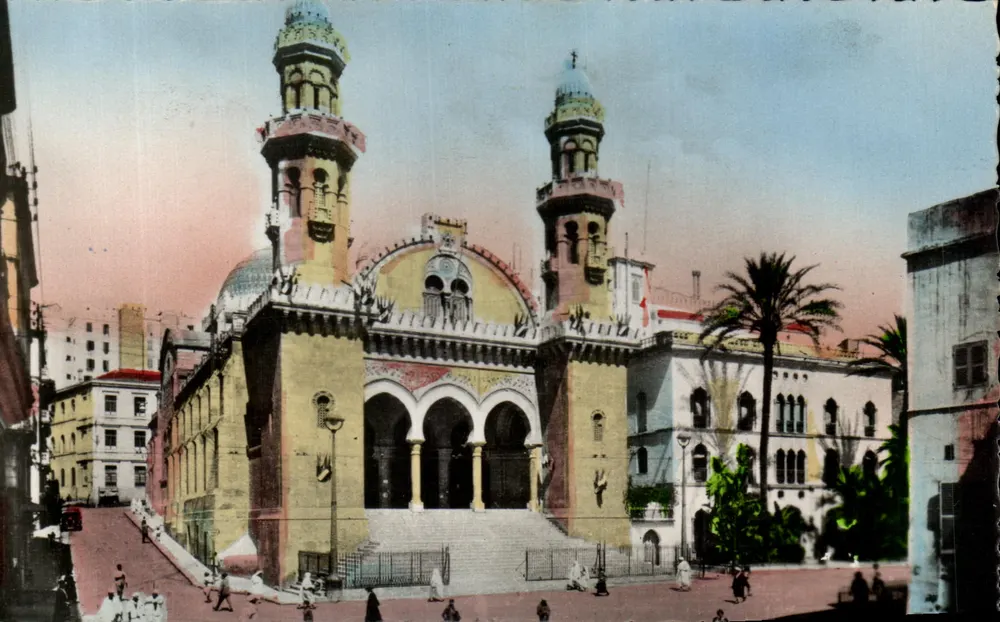 Algier — Kathedrale und Palast des Gouverneurs — Edition Delignières, Nr. 216 - Vorderseite
