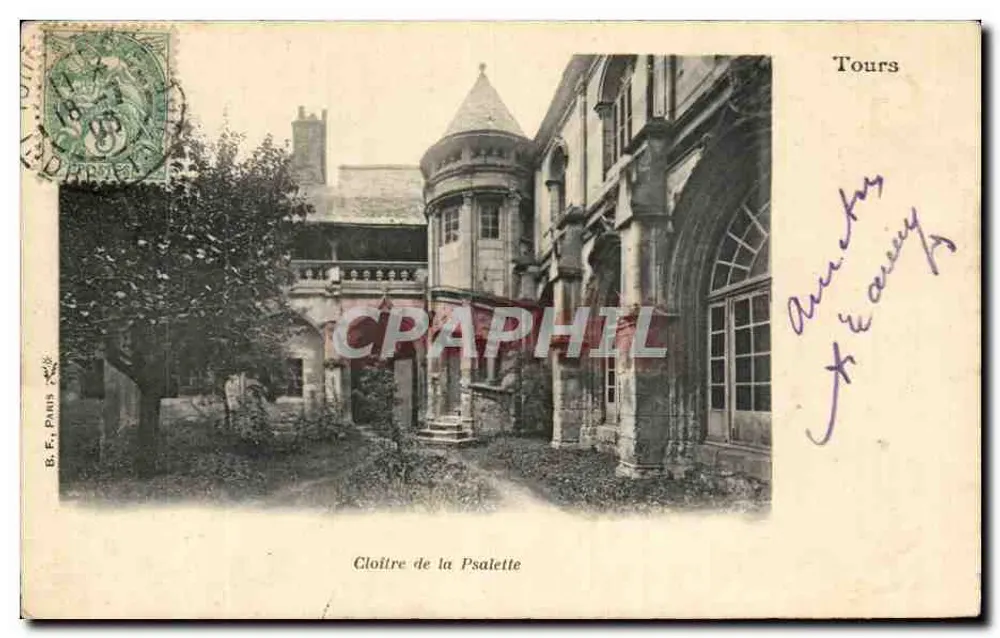 Cloître da Psalette — Tours — B.F. Paris - Frente