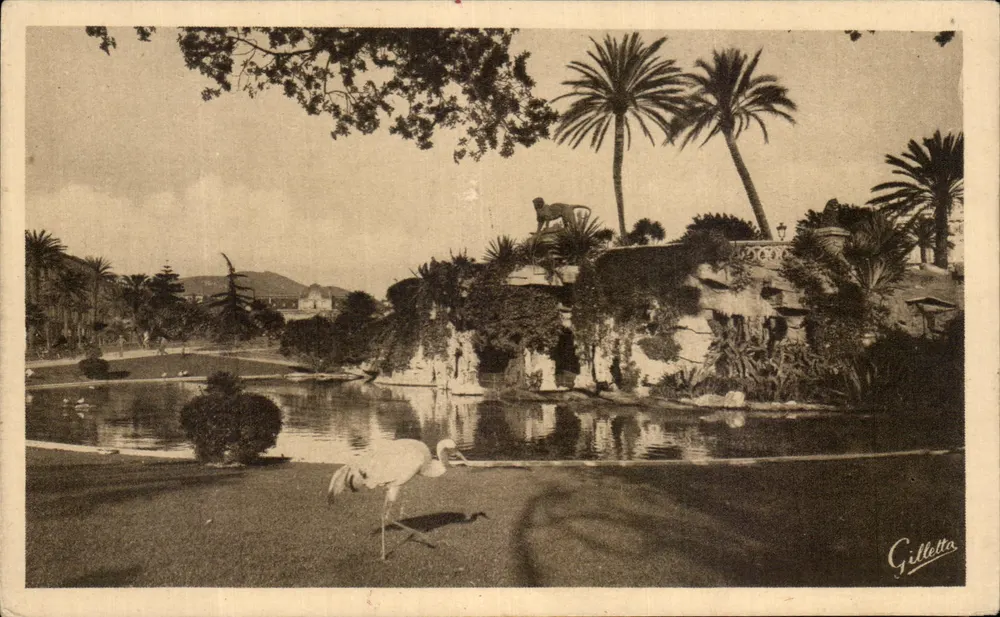 Jardin Albert Ier — La Grotte — J. Gilletta - Vorderseite