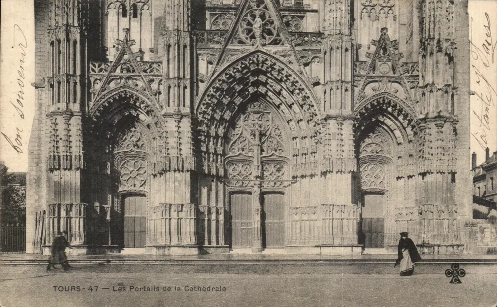 Tours - 47 — Os Portais da Catedral — Editor não identificado - Frente