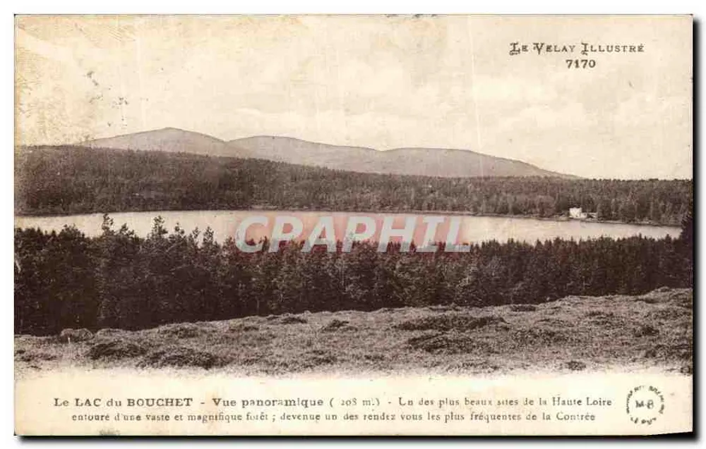 See du Bouchet — Panoramablick (203 m) — Le Velay Illustré 7170 - Vorderseite