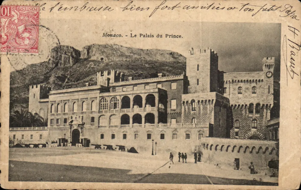 Mônaco - O Palácio do Príncipe — G.D. editor - Frente