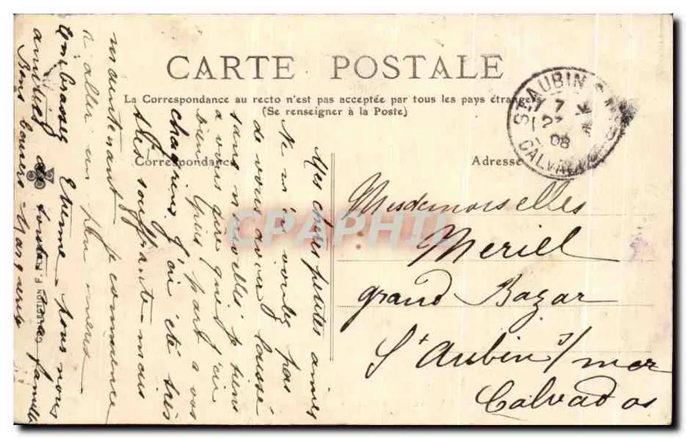 Bois de Vincennes - Der kleine Bach - Künstlerische Ansicht — Verlag unbekannt, Nummer 28 - Rückseite