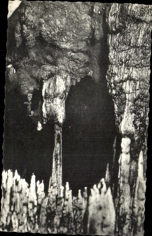 Grotten von Arcy-sur-Cure — Die Turm von Babel und der Calyaire — Edition A. Jumlin - Vorderseite