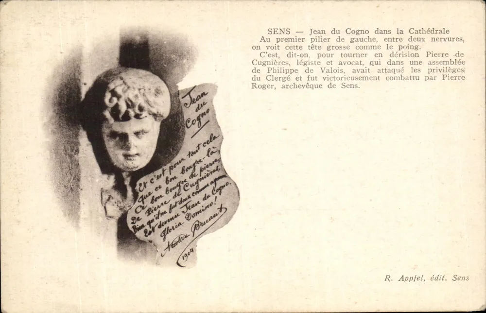 Sens — Jean du Cogno in der Kathedrale — R. Apppel, Verlag Sens - Vorderseite