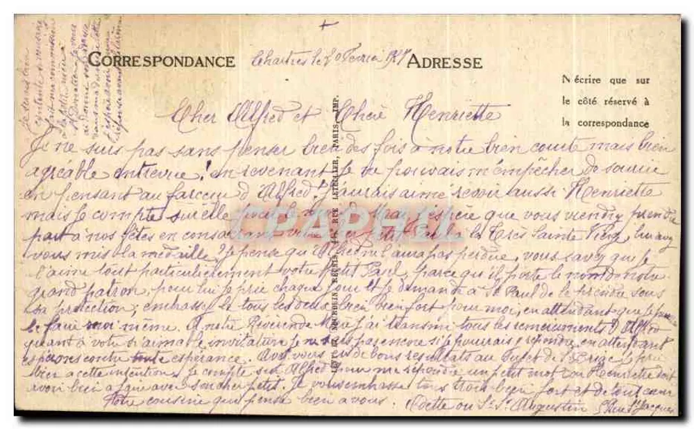 Catedral de Chartres — A Fachada — ND - Verso