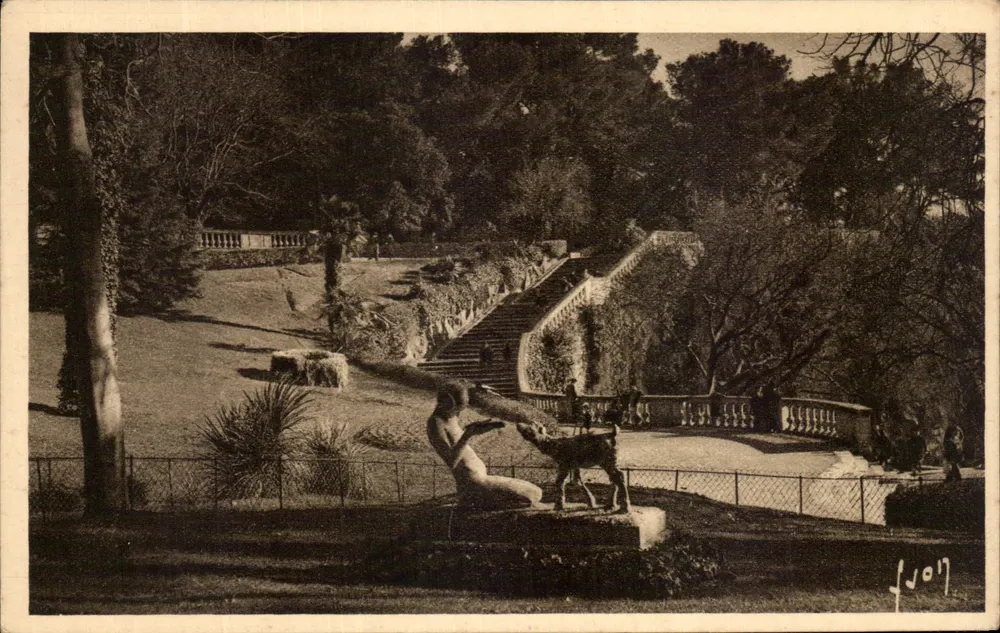 Jardin de la Fontaine — Nîmes (Gard) — Éditions d'Art Marjel - Vorderseite