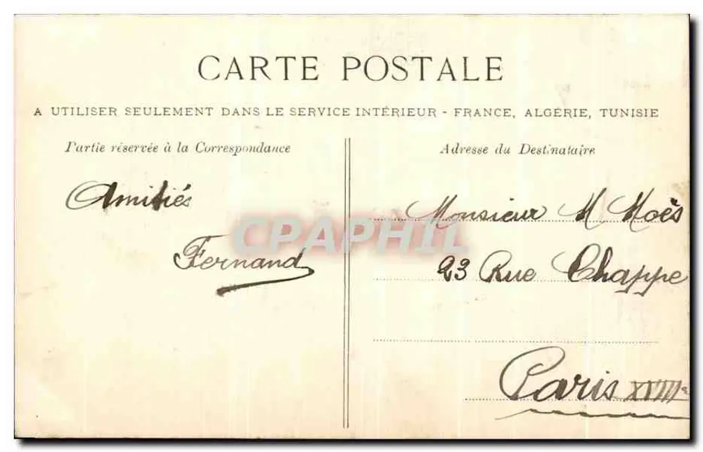 Gisors — O Castelo — A CPAPHIL n°14 - Verso