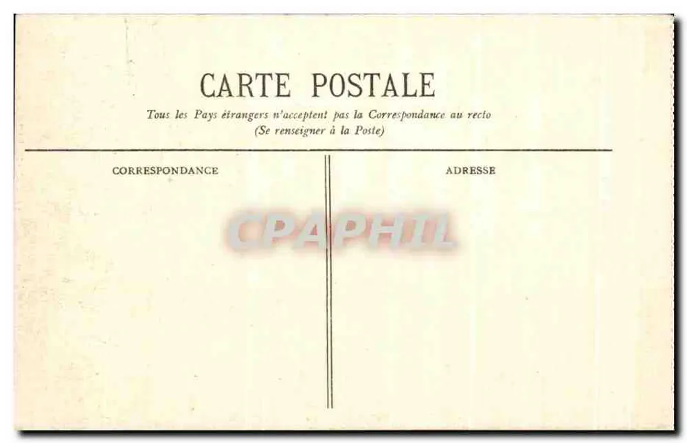 Gavarnie - Corredor de Gelo — editor desconhecido, n° 25 - Verso