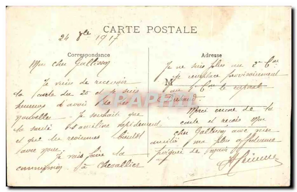 Bayeux - A Catedral, a Nave — Coleção A. L. Bayeux - Verso