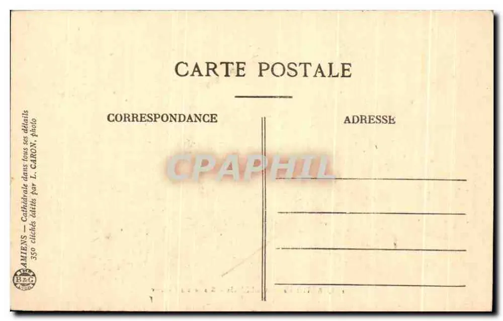 Amiens — Catedral — Estante do Coro - Verso