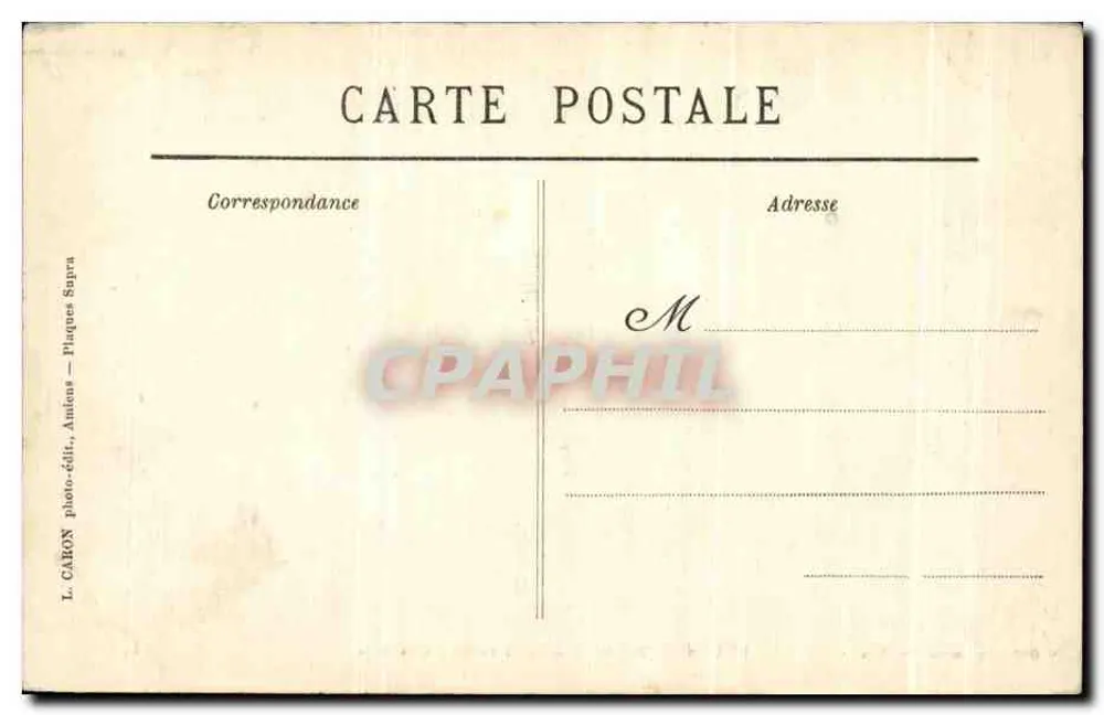 Amiens — Os Três Porches — Objectifs Lacour-Berthiilot, n°121 - Verso