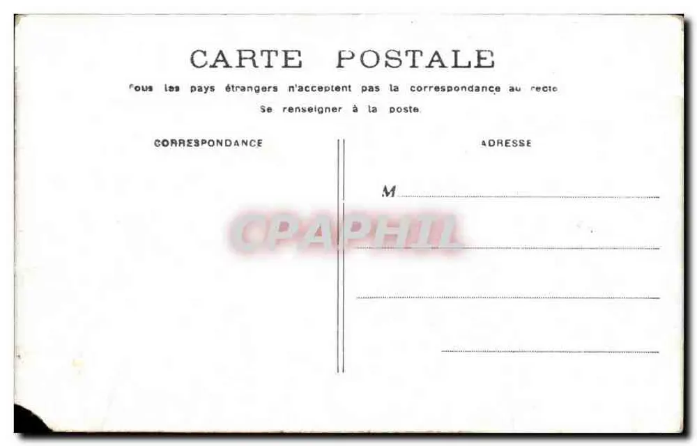 PARIS - See des Bois de Boulogne — Ansicht des Sees mit Boot — unbekannter Verleger - Rückseite