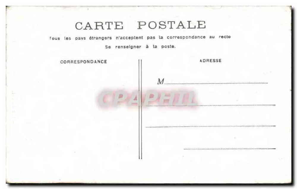 PARIS - Arco do Triunfo do Carrousel — editor não visível - Verso