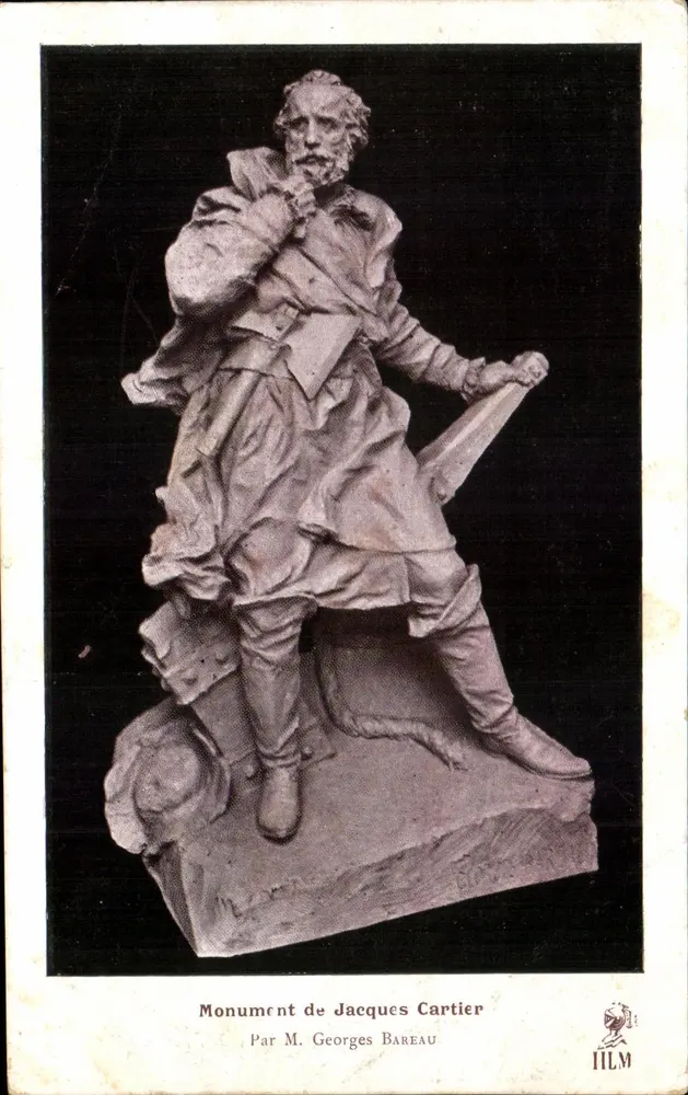 Monumento a Jacques Cartier — Di M. Georges Bareau — Editore ILM - Recto