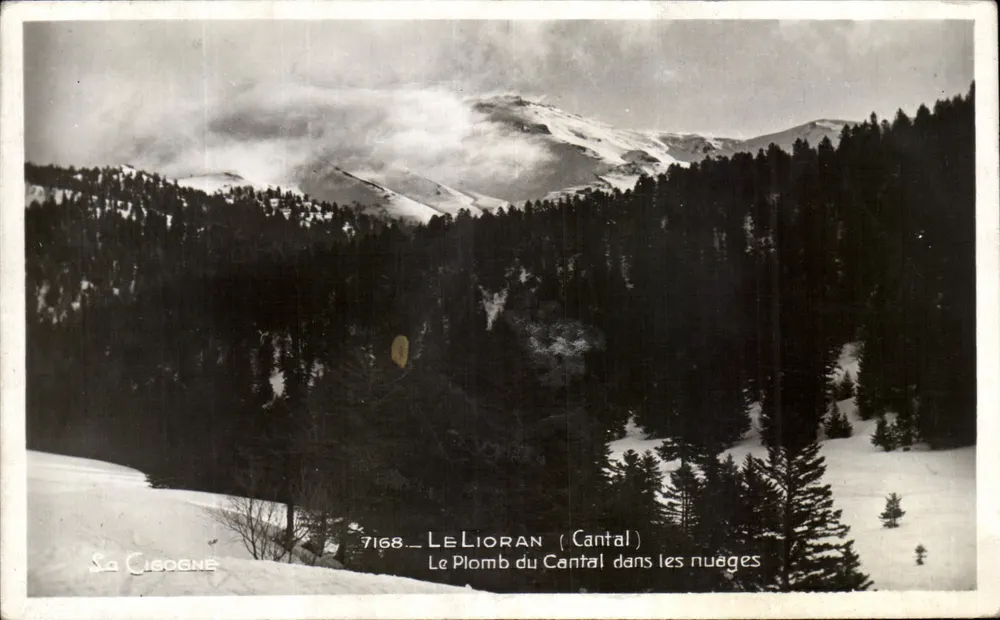 Le Plomb du Cantal (Cantal) — in den Wolken — La Cigogne, n°7168 - Vorderseite